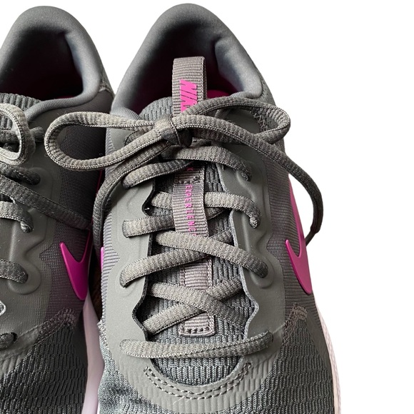 Nike Flex Experience Run 9 Running Shoe In Iron Grey & Pink - Picture 8 of 14